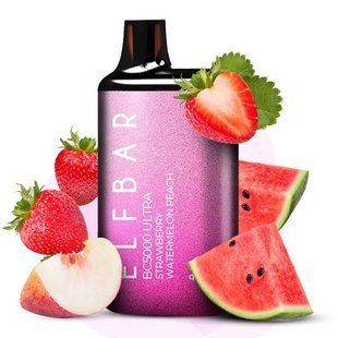 Elf Bar BC5000 Ultra Клубника Арбуз Персик (Strawberry Watermelon Peach)Е ws24965-10 фото