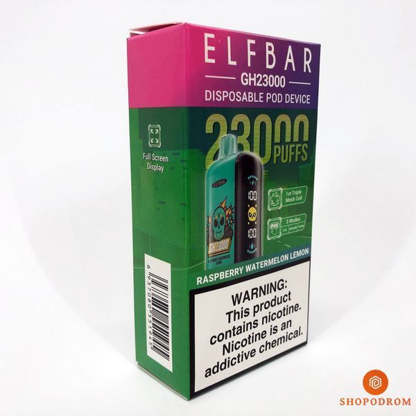 ELF BAR GH 23000 Малина Арбуз Лимон (Raspberry Watermelon Lemon) gh23000-10 фото