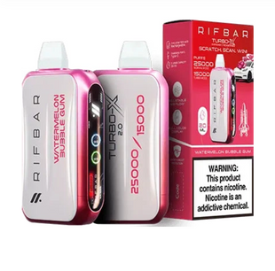 Rif Bar TURBO-X 25000 Арбузная Жвачка (Watermelon Bubble Gum) ws23392-2 фото