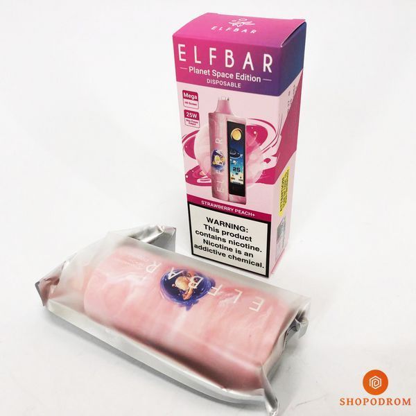 ELF BAR Planet 25000 Полуниця Персик (Strawberry Peach) pl25000-12 фото