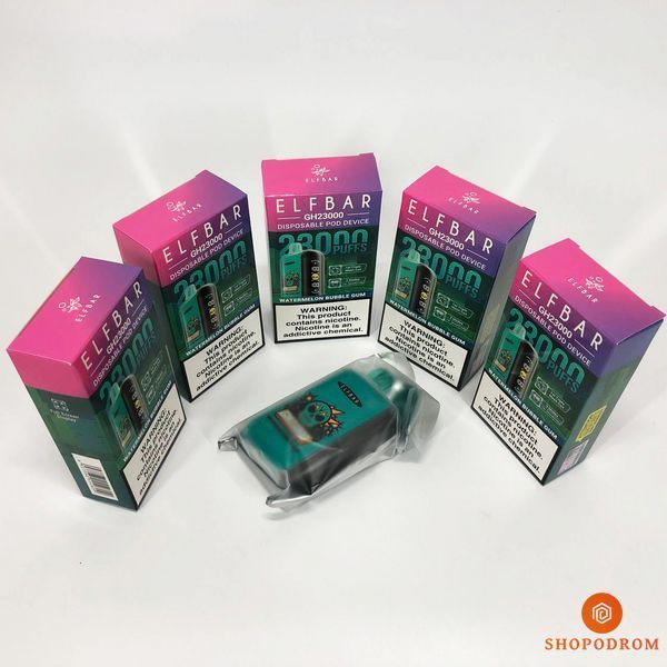 ELF BAR GH 23000 Арбузная жевательная резинка (Watermelon Bubble Gum) gh23000-25 фото