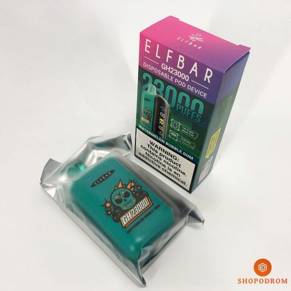 ELF BAR GH 23000 Арбузная жевательная резинка (Watermelon Bubble Gum) gh23000-25 фото