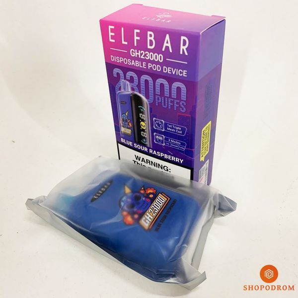 ELF BAR GH 23000 Блакитна Кисла Малина (Blue Sour Raspberry) gh23000-37 фото