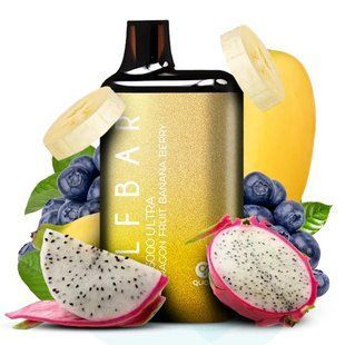 Elf Bar BC5000 Ultra Питайя Банан Ягоды (Dragon Fruit Banana Berry) ws24965-13 фото