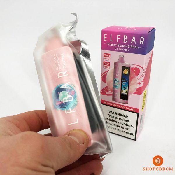 ELF BAR Planet 25000 Белый Персик Цитрусы (White Peach Baja Splash) pl25000-16 фото