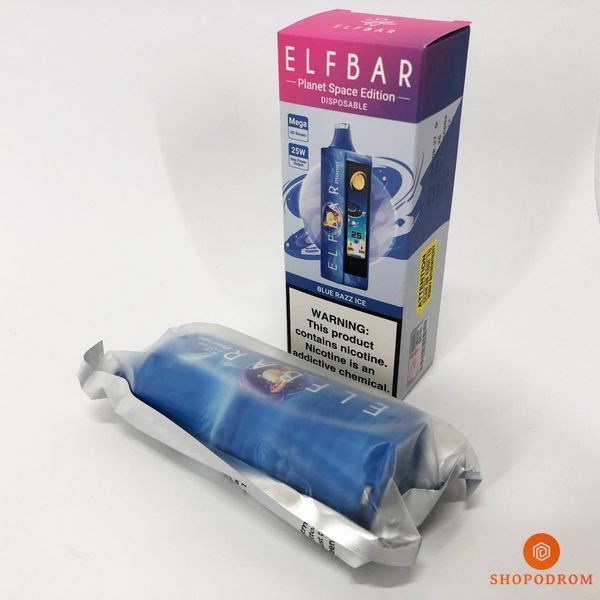 ELF BAR Planet 25000 Синя Малина Лід (Blue Razz Ice) pl25000-18 фото