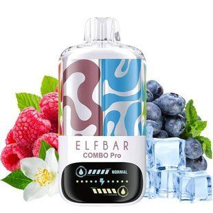Elf Bar Combo Pro 30000 Jasmine Raspberry & Blueberry Ice (Жасмин Малина и Черника Лед) sd0004 фото