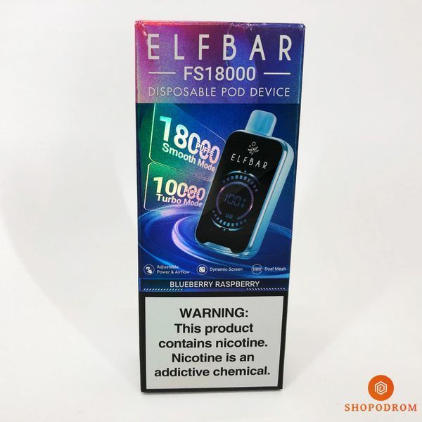 ELF BAR FS 18000 5%. Черника Малина (Blueberry Raspberry) fs18000-7 фото
