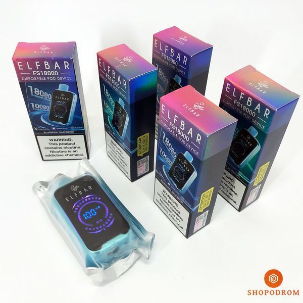 ELF BAR FS 18000 5%. Черника Малина (Blueberry Raspberry) fs18000-7 фото