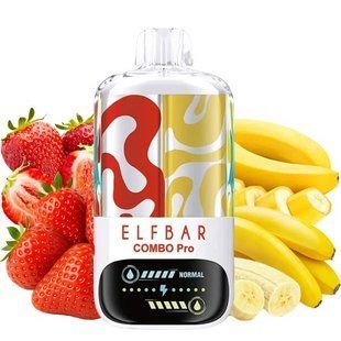 Elf Bar Combo Pro 30000 Strawberry & Banana (Клубника Банан) sd0008 фото
