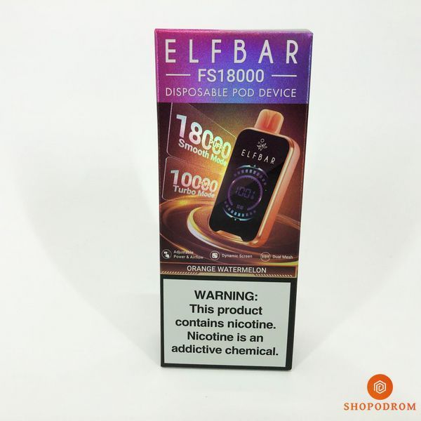 ELF BAR FS 18000 5%. Апельсин Кавун (Orange Watermelon) fs18000-10 фото