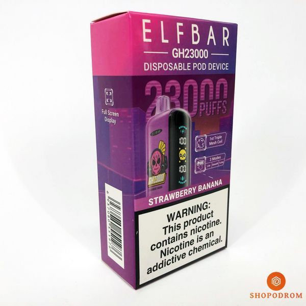 ELF BAR GH 23000 Клубника Банан (Strawberry Banana) gh23000-12 фото