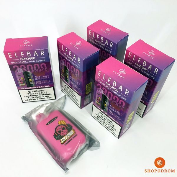 ELF BAR GH 23000 Клубника Банан (Strawberry Banana) gh23000-12 фото