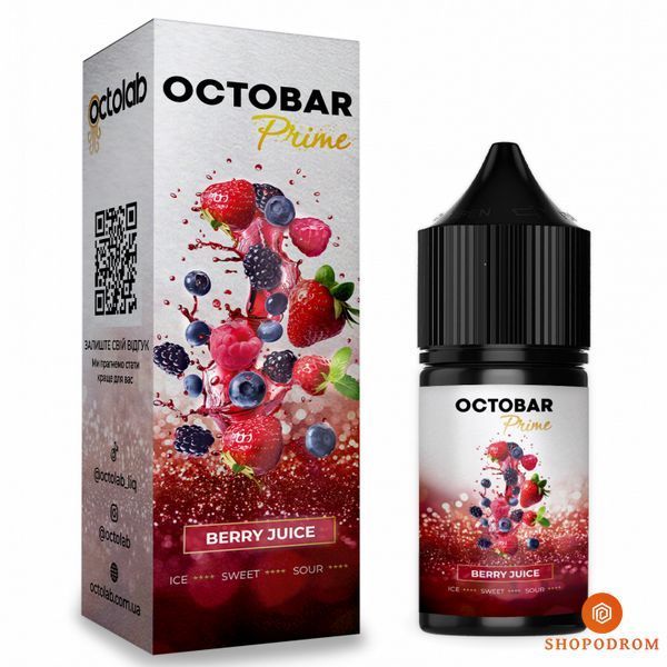 Набір Octobar Prime 30 мл Ягідний Сік (Berry Juice) ws32574-1 фото