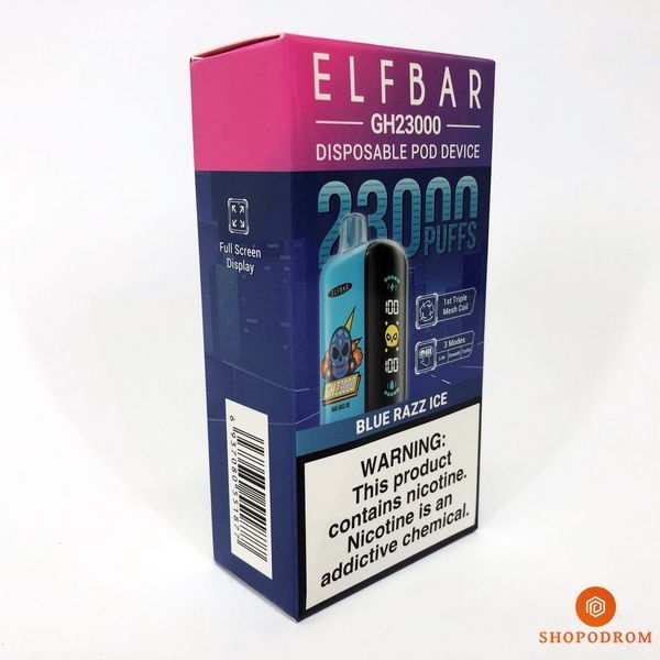 ELF BAR GH 23000 Синя Малина Лід (Blue Razz Ice) gh23000-2 фото