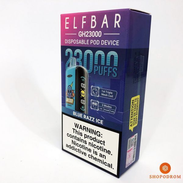 ELF BAR GH 23000 Синя Малина Лід (Blue Razz Ice) gh23000-2 фото