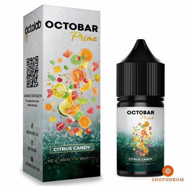 Набір Octobar Prime 30 мл Цитрусові цукерки (Citrus Candy) ws32574-3 фото