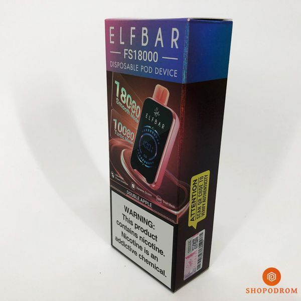 ELF BAR FS 18000 5%. Подвійне Яблуко (Double Apple) fs18000-18 фото