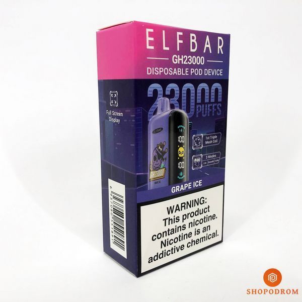 ELF BAR GH 23000 Виноград Лід (Grape Ice) gh23000-4 фото