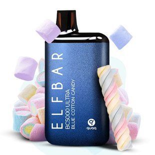 Elf Bar BC5000 Ultra Синяя Сладкая Вата (Blue Cotton Candy) ws24965 фото