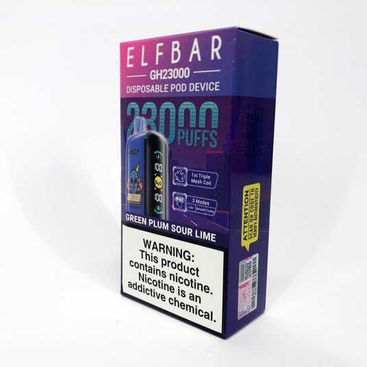 ELF BAR GH 23000 Зелена Слива Кислий Лайм (Green Plum Sour Lime)