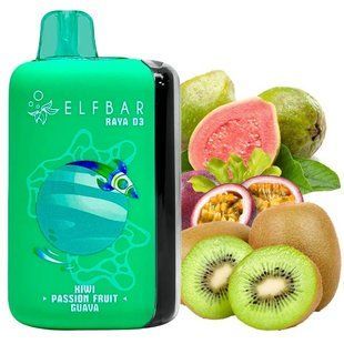 Elf Bar Raya D3 25000. Киви Маракуйя Гуава (Kiwi Passion Fruit Guava) rd3-25000-08 фото