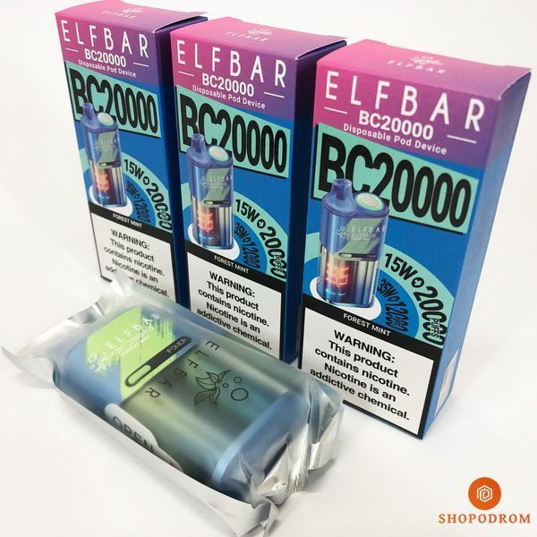 Elf Bar BC 20000 Лісова м'ята (Forest Mint) ws99662-3 фото