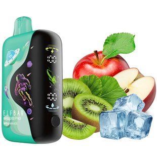 Elf Bar GH 33000 PRO Яблоко Киви Лeд (Apple Kiwi Ice) gh33000-1 фото