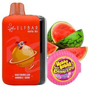 Elf Bar Raya D3 25000. Арбузная жвачка (Watermelon Bubble Gum) rd3-25000-16 фото