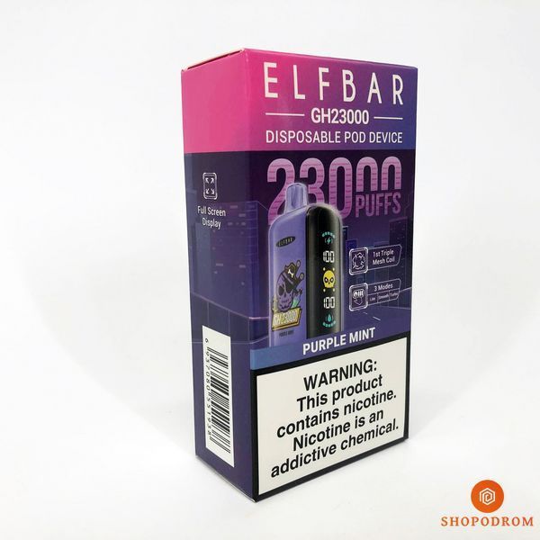 ELF BAR GH 23000 Пурпурна м'ята (Purple Mint) gh23000-9 фото
